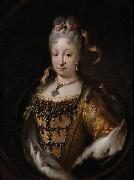 unknow artist Portrait of Elisabeth Farnese (1692-1766), Queen consort of Spain USA oil painting artist